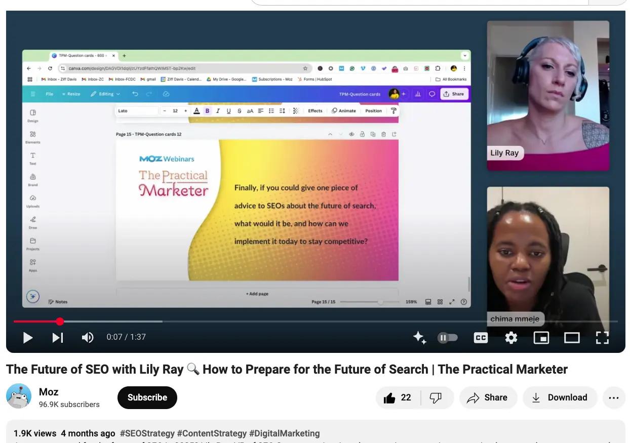 webinar repurposing into short videos, blog posts, and quotes