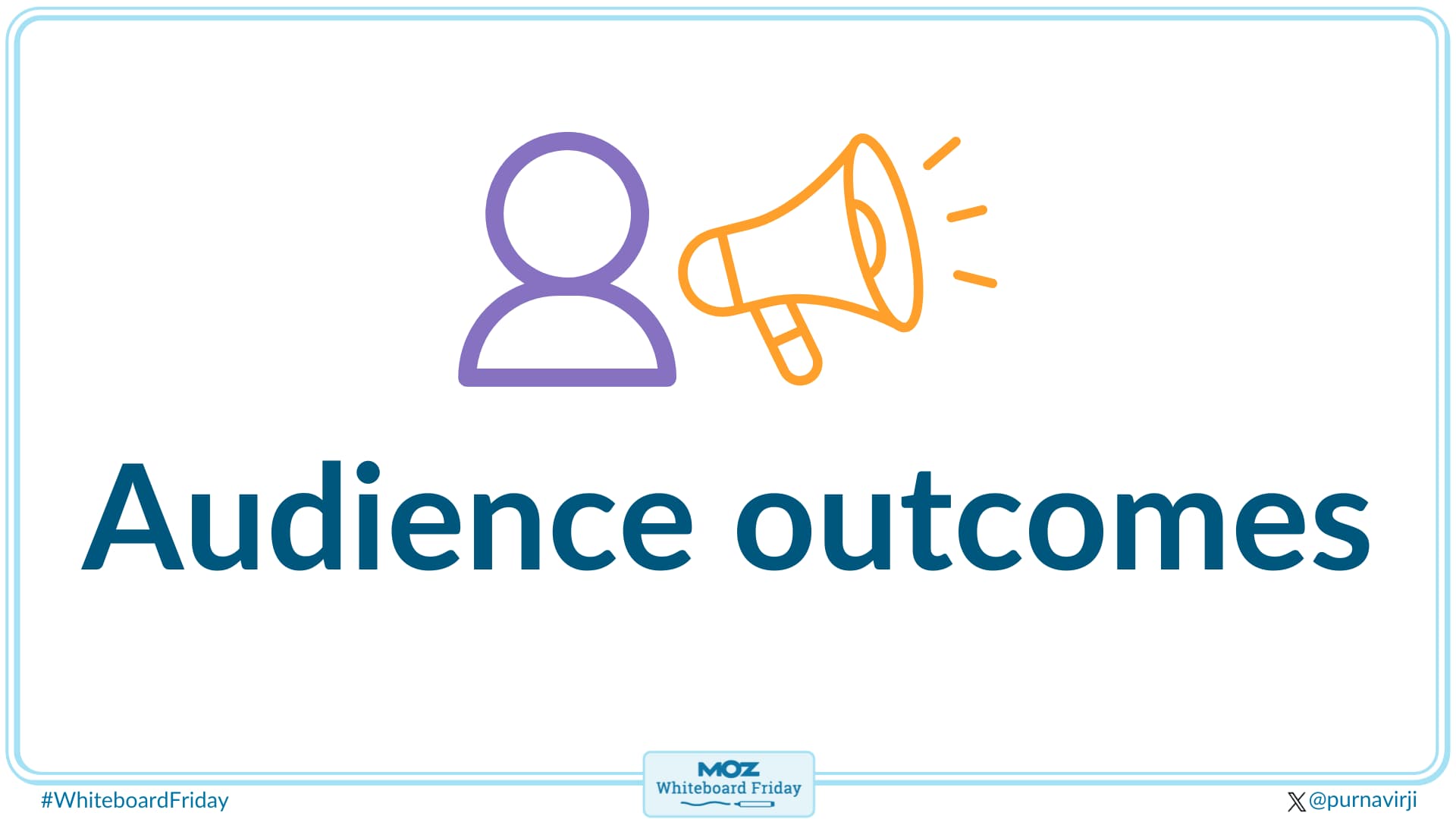 Consider what audience outcomes you can influence to help meet your business goals.