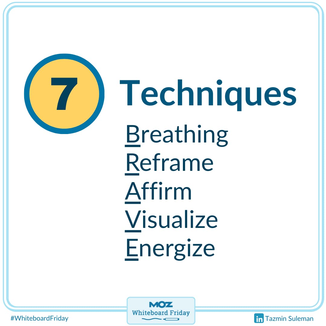 The BRAVE technique can help you manage stress.