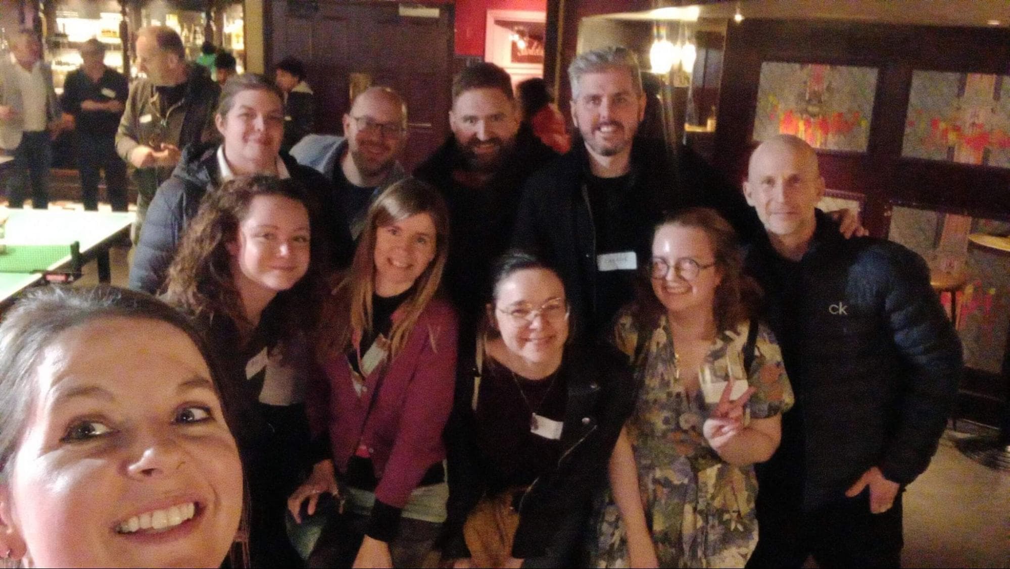 DMU attendees at Search London for the birthday event Feb 2024.