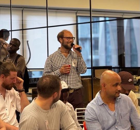 SEO Professional Dave Cousion at a Meetup