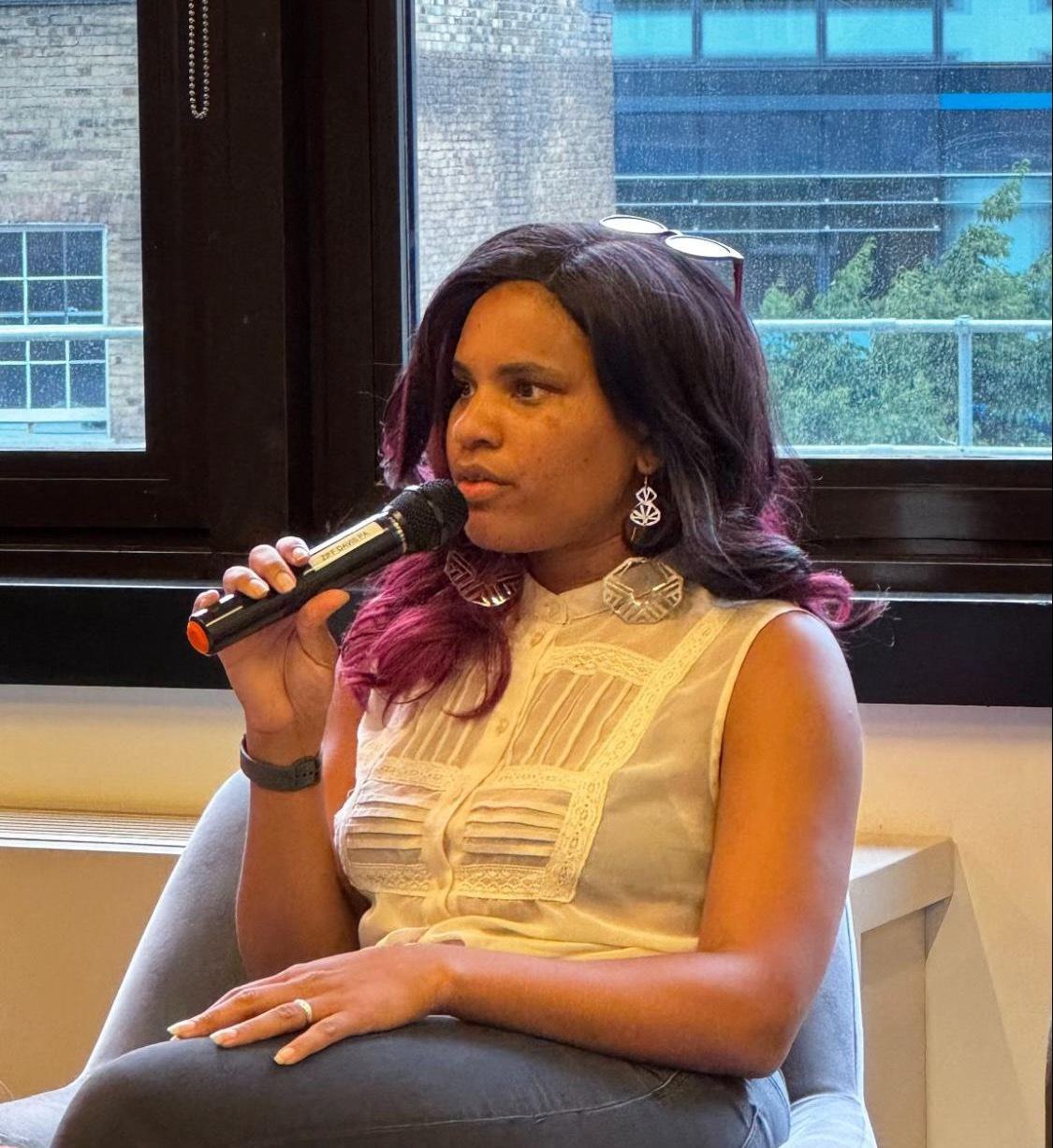 Crystal Carter from Wix at Sip & Search Meetup