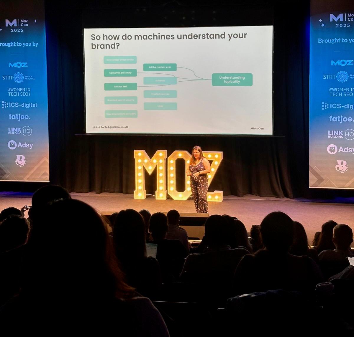 Lidia Infante MozCon London 2025 Brand and SEO